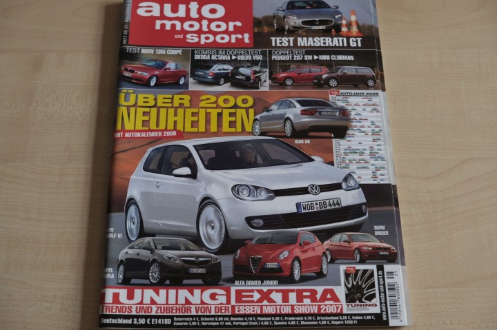 Deckblatt Auto Motor und Sport (25/2007)